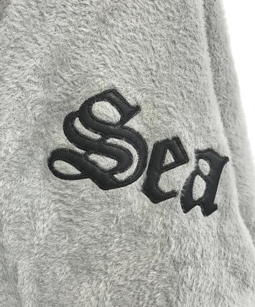 WIND AND SEA（ウィンダンシー）WIND AND SEA (ウィンダンシー) シャギーニットカーディガン グレー サイズ:XLの古着・服飾アイテム