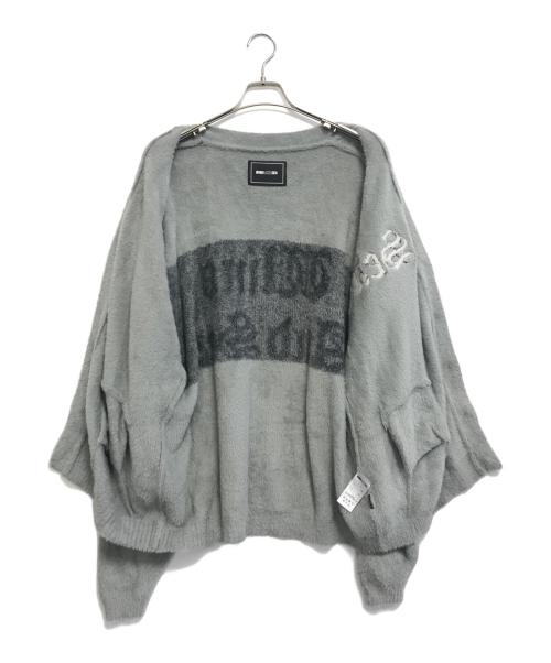 WIND AND SEA（ウィンダンシー）WIND AND SEA (ウィンダンシー) シャギーニットカーディガン グレー サイズ:XLの古着・服飾アイテム