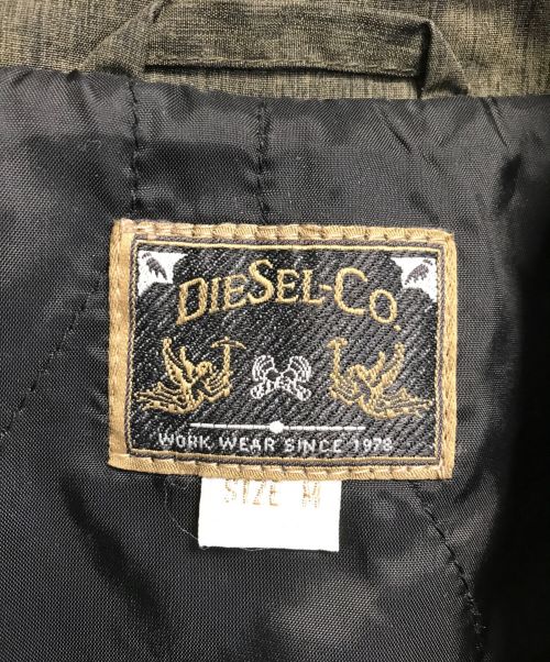 DIESEL（ディーゼル）DIESEL (ディーゼル) 切替ジャケット オリーブ サイズ:Mの古着・服飾アイテム