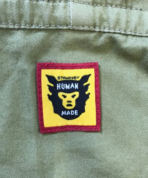 HUMAN MADE（ヒューマンメイド）HUMAN MADE (ヒューマンメイド) ミリタリーショートジャケット オリーブ サイズ:Mの古着・服飾アイテム