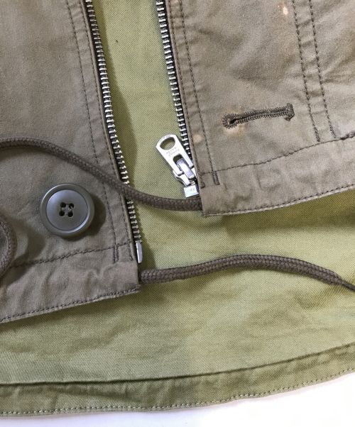 HUMAN MADE（ヒューマンメイド）HUMAN MADE (ヒューマンメイド) ミリタリーショートジャケット オリーブ サイズ:Mの古着・服飾アイテム
