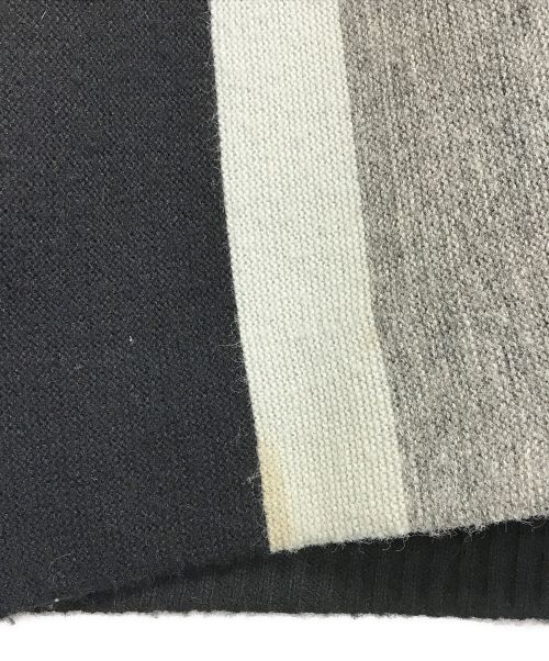 pennleigh（ペンリー）pennleigh (ペンリー) アクリルニットカーディガン ブラック サイズ:Mの古着・服飾アイテム