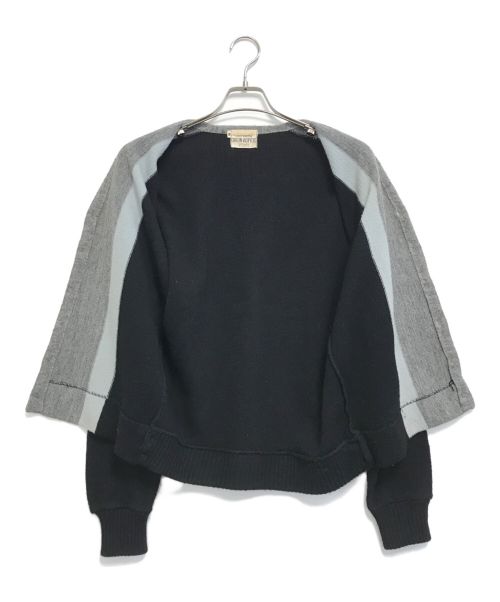 pennleigh（ペンリー）pennleigh (ペンリー) アクリルニットカーディガン ブラック サイズ:Mの古着・服飾アイテム