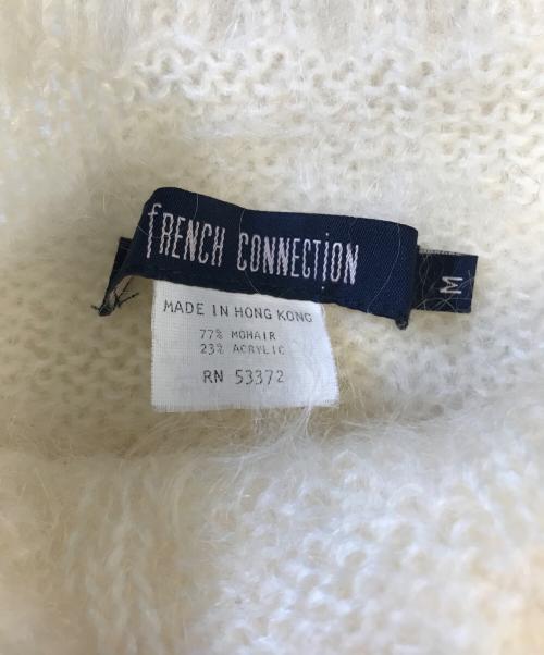 FRENCH CONNECTION（フレンチコネクション）FRENCH CONNECTION (フレンチコネクション) モヘア混ニット ホワイト サイズ:Ｍの古着・服飾アイテム