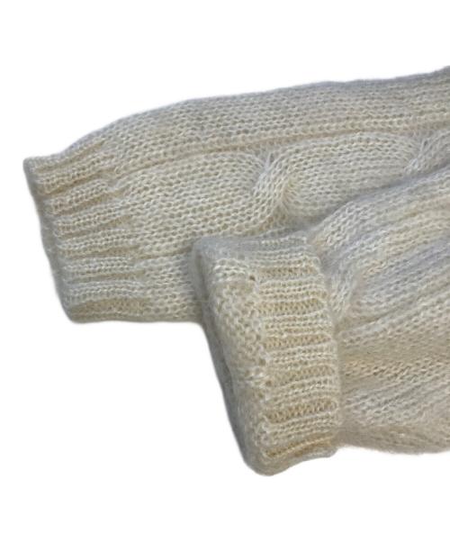 FRENCH CONNECTION（フレンチコネクション）FRENCH CONNECTION (フレンチコネクション) モヘア混ニット ホワイト サイズ:Ｍの古着・服飾アイテム