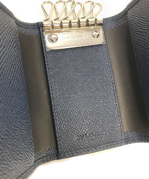 BVLGARI（ブルガリ）BVLGARI (ブルガリ) キーケース ブルーの古着・服飾アイテム