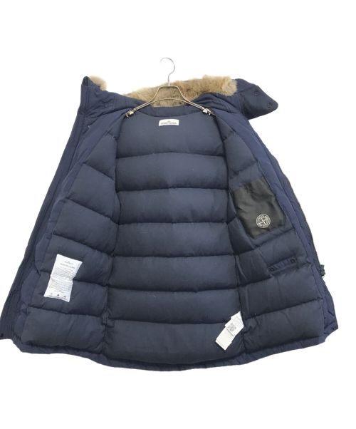STONE ISLAND（ストーンアイランド）STONE ISLAND (ストーンアイランド) N-3Bダウンジャケット ネイビー サイズ:Ｌの古着・服飾アイテム