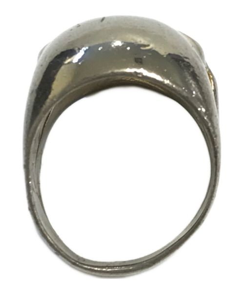 CRAZYPIG（クレイジーピッグ）CRAZYPIG (クレイジーピッグ) ラージエビルスカルリング シルバー サイズ:17号の古着・服飾アイテム