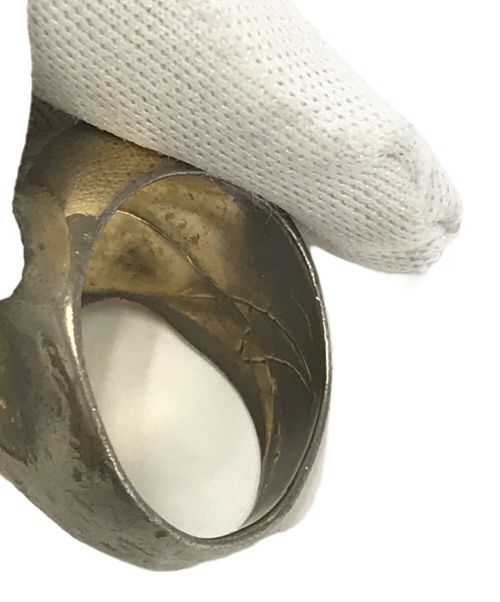 CRAZYPIG（クレイジーピッグ）CRAZYPIG (クレイジーピッグ) ラージエビルスカルリング シルバー サイズ:17号の古着・服飾アイテム