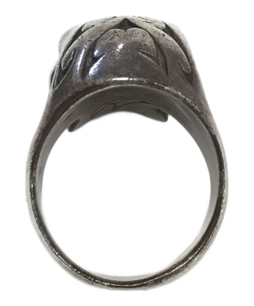 CRAZYPIG（クレイジーピッグ）CRAZYPIG (クレイジーピッグ) トライバルスカルリング シルバー サイズ:19号の古着・服飾アイテム