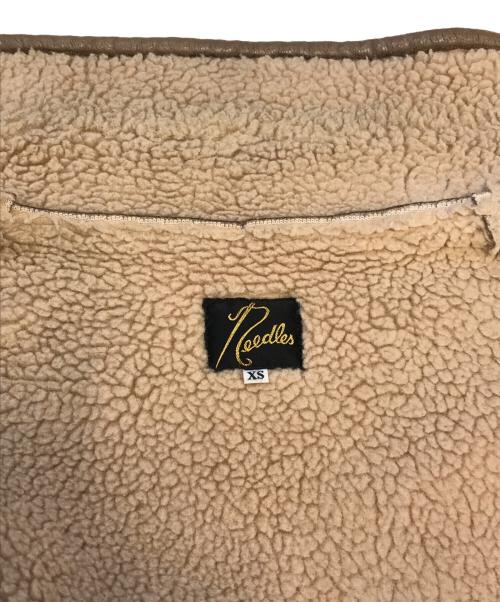 Needles（ニードルズ）Needles (ニードルズ) Lined Boa Jacket ベージュ サイズ:XSの古着・服飾アイテム