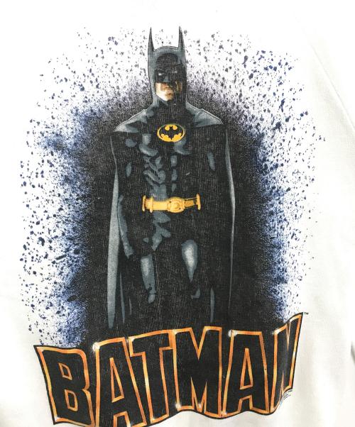 アニメーションスウェット（アニメーションスウェット）アニメーションスウェット (アニメーションスウェット) 80s BATMAN(バットマン) アニメーションスウェット ホワイト サイズ:Mの古着・服飾アイテム
