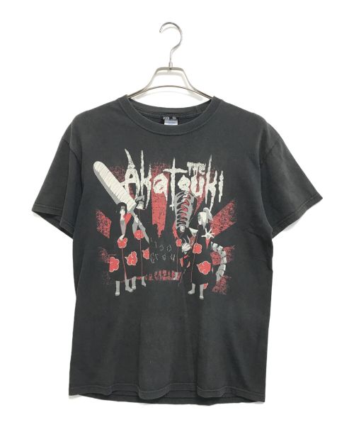 アニメTシャツ（アニメTシャツ）アニメTシャツ (アニメTシャツ) アニメｔシャツ ブラック サイズ:Mの古着・服飾アイテム