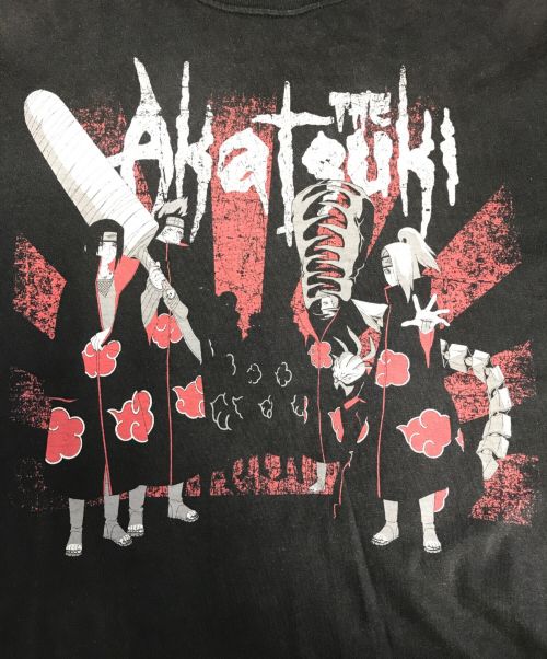 アニメTシャツ（アニメTシャツ）アニメTシャツ (アニメTシャツ) アニメｔシャツ ブラック サイズ:Mの古着・服飾アイテム