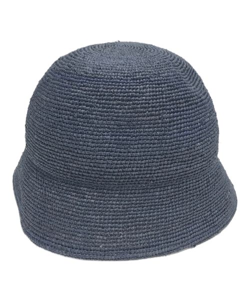 NOROLL（ノーロール）NOROLL (ノーロール) raffia hat ネイビー サイズ:Mの古着・服飾アイテム