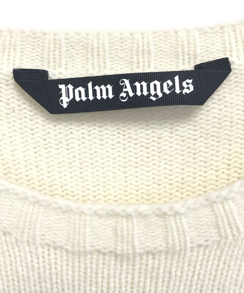 Palm Angels（パーム エンジェルス）Palm Angels (パーム エンジェルス) バックロゴニット ホワイト サイズ:XL　　　の古着・服飾アイテム