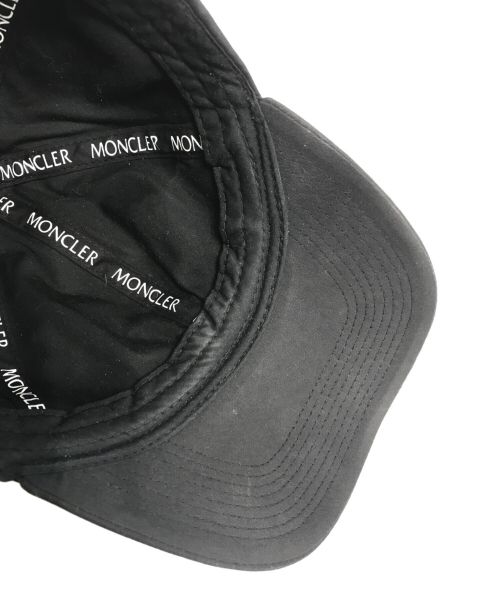 MONCLER（モンクレール）MONCLER (モンクレール) キャップ ブラックの古着・服飾アイテム