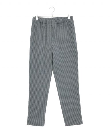 Homme Plisse オムプリッセ パンツ ライトグレー【Size3】 中古・古着通販】HOMME PLISSE ISSEY MIYAKE (オムプリッセ イッセイ