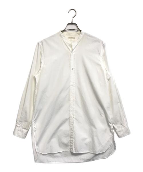 HEUGN（ユーゲン）HEUGN (ユーゲン) バンドカラーシャツ ホワイト サイズ:2の古着・服飾アイテム