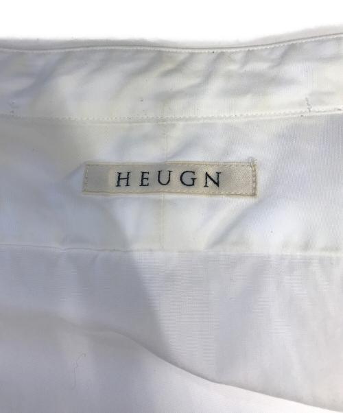 HEUGN（ユーゲン）HEUGN (ユーゲン) バンドカラーシャツ ホワイト サイズ:2の古着・服飾アイテム