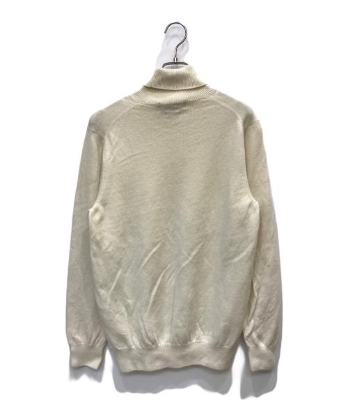 gim（ジム）gim (ジム) タートルネックカシミヤニット アイボリー サイズ:LLの古着・服飾アイテム