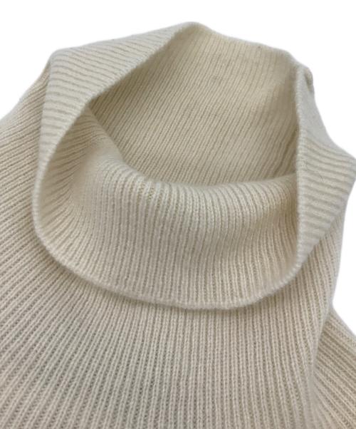 gim（ジム）gim (ジム) タートルネックカシミヤニット アイボリー サイズ:LLの古着・服飾アイテム