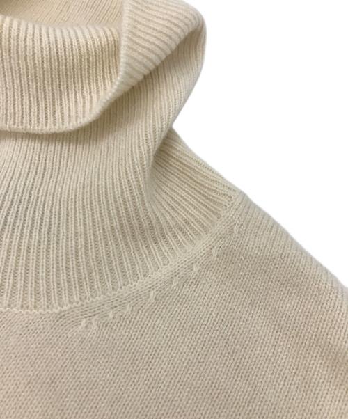 gim（ジム）gim (ジム) タートルネックカシミヤニット アイボリー サイズ:LLの古着・服飾アイテム
