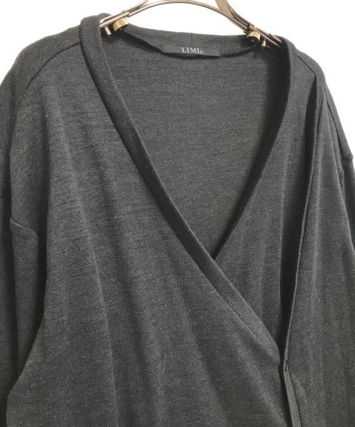 LIMI feu（リミフゥ）LIMI feu (リミフゥ) レイヤードウールカーディガン グレー サイズ:表記なしの古着・服飾アイテム