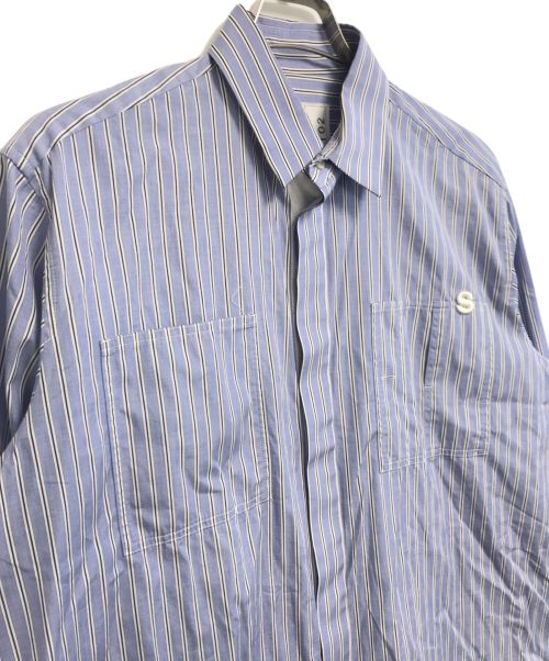 sacai（サカイ）sacai (サカイ) THOMAS MASON (トーマスメイソン) コットンポプリンシャツ ブルー サイズ:2の古着・服飾アイテム