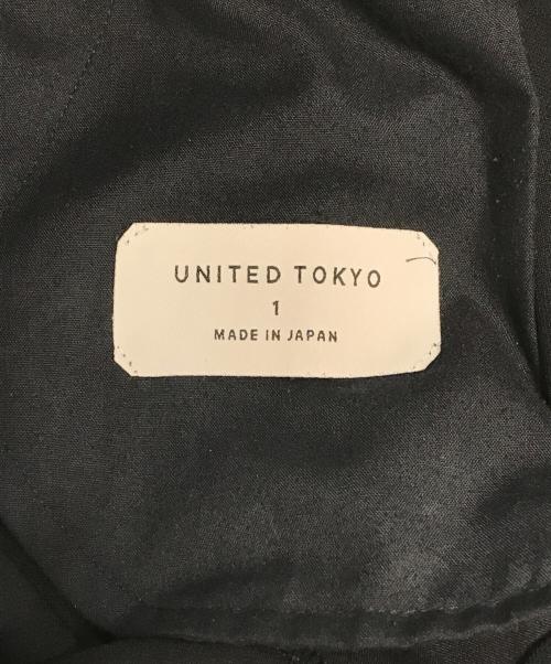 UNITED TOKYO（ユナイテッドトーキョー）UNITED TOKYO (ユナイテッドトーキョー) トリクシオンセミワイドパンツ ブラック サイズ:1の古着・服飾アイテム