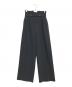 UNITED TOKYO（ユナイテッドトーキョー）の古着「トリクシオンセミワイドパンツ」｜ブラック