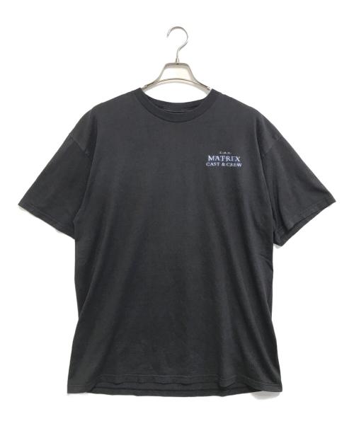 ムービーTシャツ（ムービーTシャツ）ムービーTシャツ (ムービーTシャツ) MATRIX(マトリックス) ムービーTシャツ ブラック サイズ:XLの古着・服飾アイテム