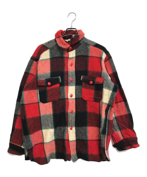WOOLRICH（ウールリッチ）WOOLRICH (ウールリッチ) ウールジャケット レッド サイズ:17の古着・服飾アイテム