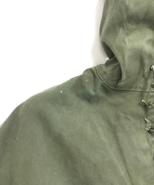 VINTAGE MILITARY（ヴィンテージ ミリタリー）VINTAGE MILITARY (ヴィンテージ ミリタリー) 40s U'S NAVY N-2 DECK RAIN PARKA カーキ サイズ:LARGEの古着・服飾アイテム