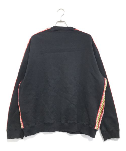 LANVIN（ランバン）LANVIN (ライバン) レーストリム スウェット ブラック サイズ:表記なしの古着・服飾アイテム