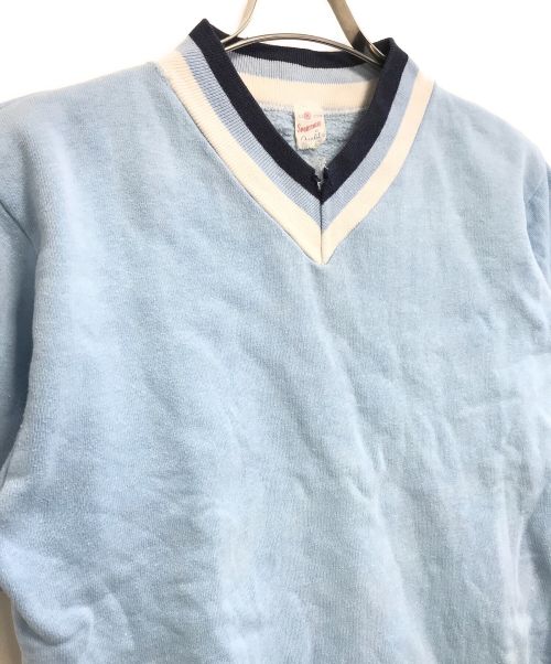 sports wear（スポーツウェア）sports wear (スポーツウェア) 半袖スウェット スカイブルー サイズ:Mの古着・服飾アイテム