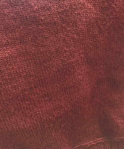 VAN DER VOORT（ファン・デル・フォールト）VAN DER VOORT (ファン・デル・フォールト) レタードニット レッド サイズ:48の古着・服飾アイテム