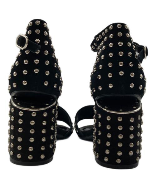 STACCATO（スタッカート）STACCATO (スタッカート) スタッズサンダル ブラック サイズ:23の古着・服飾アイテム