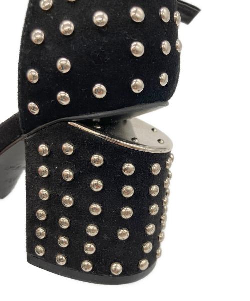 STACCATO（スタッカート）STACCATO (スタッカート) スタッズサンダル ブラック サイズ:23の古着・服飾アイテム