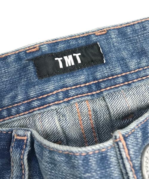TMT（ティーエムティー）TMT (ティーエムティー) ユーズド加工デニムパンツ インディゴ サイズ:Ｍの古着・服飾アイテム