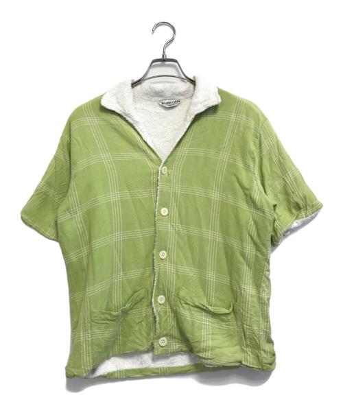 PURITAN（ピューリタン）PURITAN (ピューリタン) ビーチシャツ カーキ サイズ:Lの古着・服飾アイテム