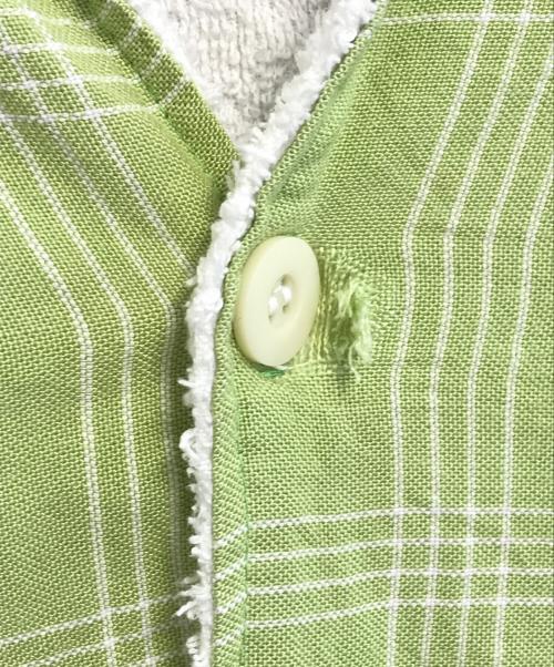 PURITAN（ピューリタン）PURITAN (ピューリタン) ビーチシャツ カーキ サイズ:Lの古着・服飾アイテム