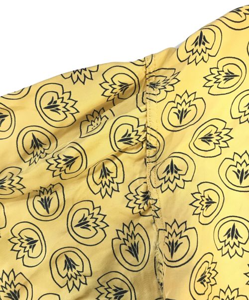 STATE O MAINE（ステートオーメイン）STATE O MAINE (ステートオーメイン) 総柄レーヨンシャツ イエロー サイズ:表記なしの古着・服飾アイテム