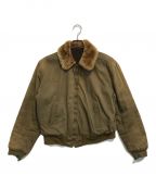 VINTAGEヴィンテージ）の古着「B-15フライトジャケット」｜カーキ