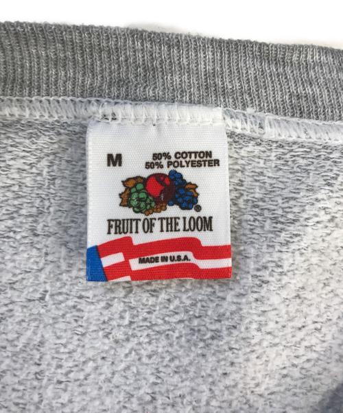 FRUIT OF THE LOOM（フルーツオブザルーム）FRUIT OF THE LOOM (フルーツオブザルーム) スウェット グレー サイズ:Mの古着・服飾アイテム