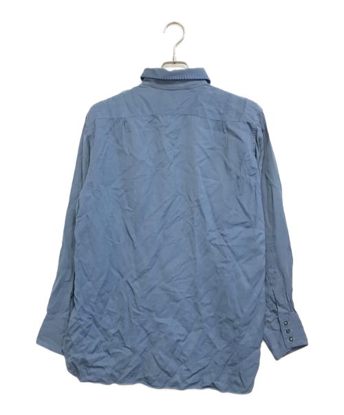 MONTGOMERY WARD（モンゴメリーワード）MONTGOMERY WARD (モンゴメリーワード) レーヨンシャツ ブルー サイズ:表記なしの古着・服飾アイテム