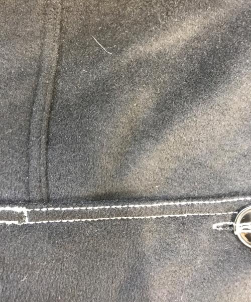 kooi（コーイ）kooi (コーイ) ステッチデザインチェスターコート ブラック サイズ:2の古着・服飾アイテム