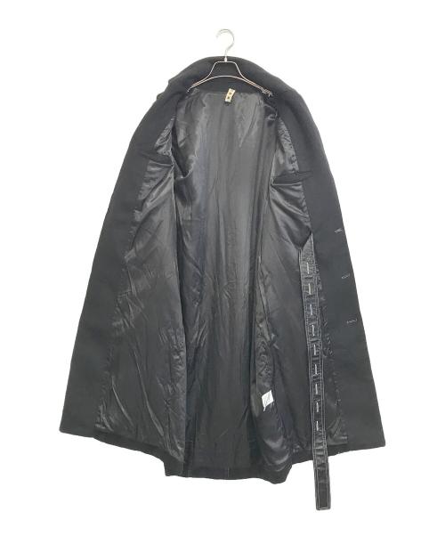 kooi（コーイ）kooi (コーイ) ステッチデザインチェスターコート ブラック サイズ:2の古着・服飾アイテム