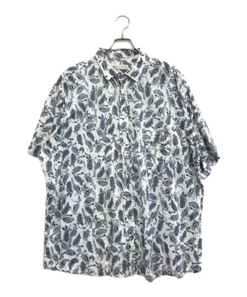 ETRO（エトロ）ETRO (エトロ) 総柄シャツ ブルー サイズ:3XLの古着・服飾アイテム