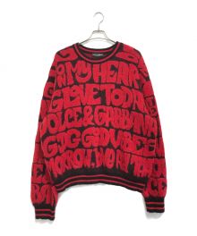 DOLCE & GABBANA（ドルチェ＆ガッバーナ）の古着「ニット」｜レッド